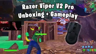 Trying the NEW BEST Mouse In Fortnite! (Razer Viper V2 Pro Unboxing + Gameplay)