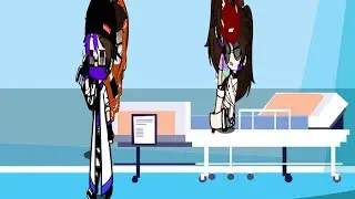Michael got attacked|Past Aftons|Afton Twins AU|Gacha club/life