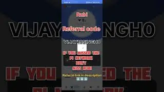 Rubi referral code 💸💸💸