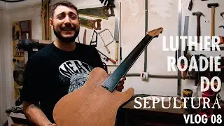 DANTE - LUTHIER DO SEPULTURA NA CARACIK GUITARS! APRENDENDO OU ENSINANDO? + VISITAS E CAF&Eacute; - VLOG 08