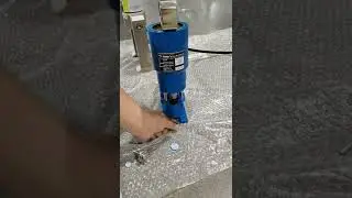 5-10 seconds perfect Steel and Copper bar punching by Tianze bus bar punching tool