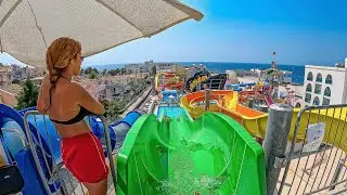 Kamikaze Water Slide at Infinity By Yelken Resort 💦 (Aqua Magic World Waterpark)