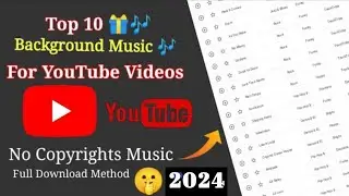 No Copyright Music for YouTube Videos  Download Background Music for Youtube  Best 10 music 🎶 2024