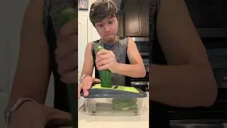 Trying cucumber salad! #asmr