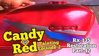 Yamaha Rx135❗️restoration ❗️part-12❗️CANDY RED❗️Ep-two ❗️Malayalam video