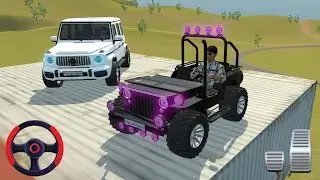 Driving On Road 🛣️ G Wagon And Land Jeep 🎮💯 || #gwahon #lamdjeep #cargames 