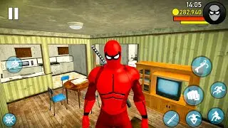Power Monster Ninja Hero Simulator #2 - Red Super Spider - Android Gameplay