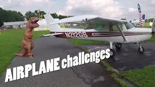T-Rex Goes Skydiving at Skydive Cross Keys (NJ)