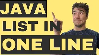 Initialize a Java list in a one liner ⭐️