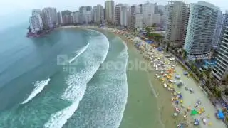 a famous beach in brazilian coastline nku47jqz