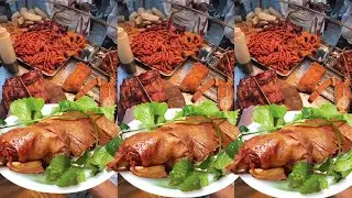 沉浸式带你体验我在昆明卖大锅腊肉#廣园烧腊#美食#美食分享
