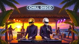 Paradise Sunset Funk & Tropical Chill Disco Session 🌅🎸🌴 DAFT PUNK INSPIRED