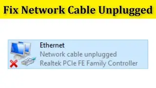 Fix Internet Turning Off And On Constantly || Network Cable Frequently Unplugged On Windows 10