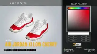 NBA 2K20 Shoe Creator - Air Jordan 11 Low 