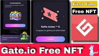 Gate.io Big Exchange maha loot !! 10,000,000$ prize pool !! pr account 200$-300$ ! free nft #gate.io