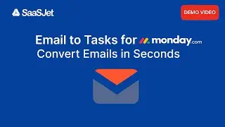 Turn Emails into Tasks in Seconds | Email to Tasks for monday.com Demo Video