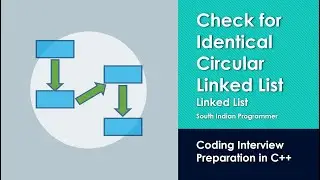 Coding Interview Preparation : Linked List - Check for Identical Circular Linked List
