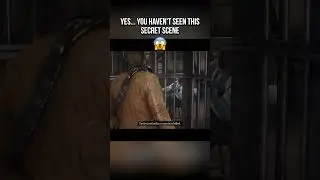 😱 Secret Scene If You Crash Into A Barrel Instead Of Escaping The Lawmen #rdr2