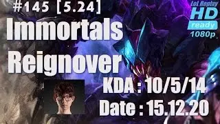 15.12.20 LCS NA Immortals Reignover Jungle Reksai(vs Nidalee) Hardcarry[1080p]#145