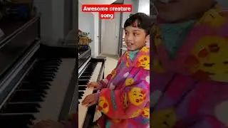 Awesome creature song on Piano tutorial by Ishan