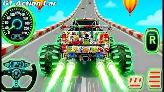 Mega Ramp Monster Car Racing 3D - Extreme Car Stunts -Android Gamepla #MegaRamp #3DGames #CarRacing