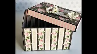 Handmade Chipboard Gift Box! Nitwit Collections!