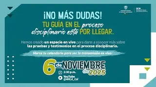 ¿Tienes dudas sobre cómo funciona el proceso disciplinario? 👩‍⚖️👨‍⚖️