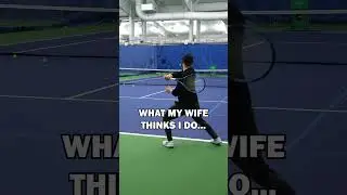 Tennis practice expectation vs. reality. #racketreview #tennisracquet #review