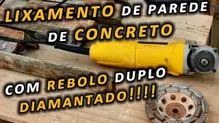 LIXAMENTO DE PAREDE DE CONCRETO