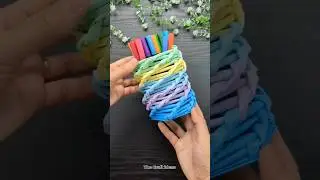 How to made pen pencil holder with paper se pen pencil stand Kaise banaen diy pen holder making #diy