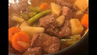 Old Fashioned Beef Stew. A classic comfort food recipe that's hearty and satisfying!