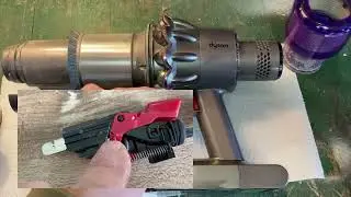 #Réparer  dyson V11 Panne v11 #aspirateur  absolu bouton interrupteur contact cassé #dyson @dyson