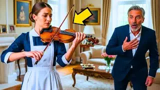 WHEN HE HEARD THE CLEANING LADY PLAYING HIS MISSING DAUGHTER’S SONG, THE MILLIONAIRE FROZE...