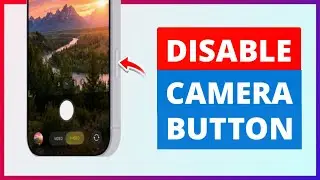 Как отключить кнопку камеры на iPhone 17 Pro (max) | Как предотвратить открытие камеры с помощью ...