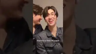 Joong Dunk reaction to their NC scene 🤭🤭 #joongdunk #hiddenagenda