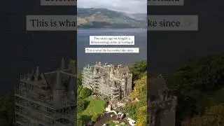 Two years of restoring this deteriorating castle in Scotland ✨