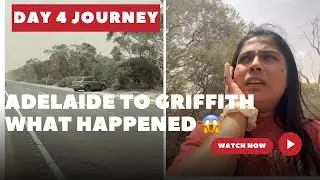 Adelaide To Griffith ! But Scary Moment on Highway |😱 We Couldn’t See Anything 😳