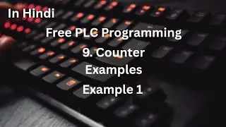 Flash Light Control Using Timer and Counter program in AB PLC in Hindi
