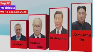Top 10 Wealthiest World Leaders #richest #top10 #comparison