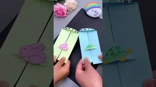 easy paper craft rabbit🐇 and turtle🐢 racing