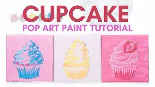 Cupcake Pop Art Painting Tutorial