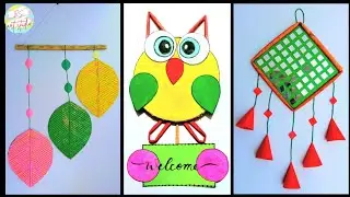 DIY 3 amazing😱 wall decor |handmade hanging |homedecor |crafting @rsartstudio