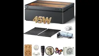 Review: WECREAT Vision Pro 45W Laser Engraver &ndash; Rotary Pro & Auto-Lifting!