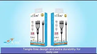 R. TEL 3 in 1 USB Cable