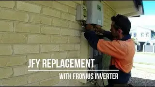 Replace faulty JFY inverter with Fronius Galvo or Primo inverter