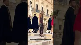 Heidi Klum at Dolce&Gabbana Alta Moda show in Syracuse, Sicily. #heidiklum