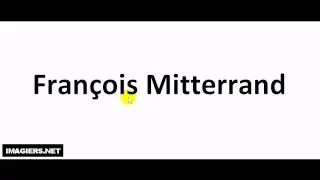 How To Pronounce French Names = Fran&ccedil;ois Mitterrand
