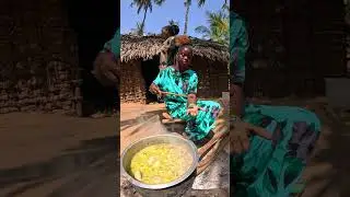 African Village Bone Soup | The Original Collagen Bone Broth#shorts #villagelife #cooking #food #fyp
