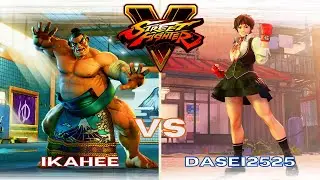 ikahee (E.Honda) vs dasei2525-PC (Sakura) Ranked Match Set (Street Fighter 5 Champion Edition)