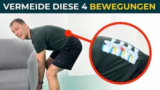 LWS Bandscheibenvorfall: Diese 4 Bewegungen zerst&ouml;ren deine Bandscheiben! 🤯